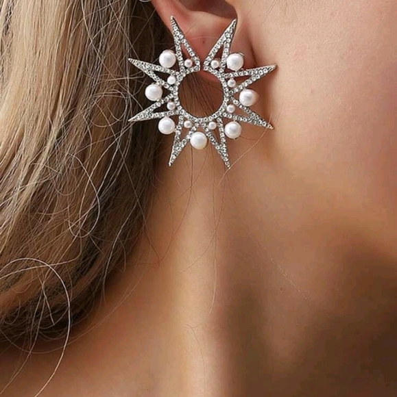 1 pc star earrings
